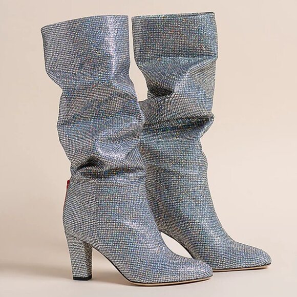 Sarah Jessica Parker "Studio" Women's Knee High Sparkle Boot NEW - Picture 4 of 9